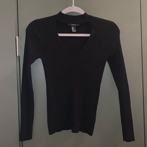 Cut out knit sweater NWOT